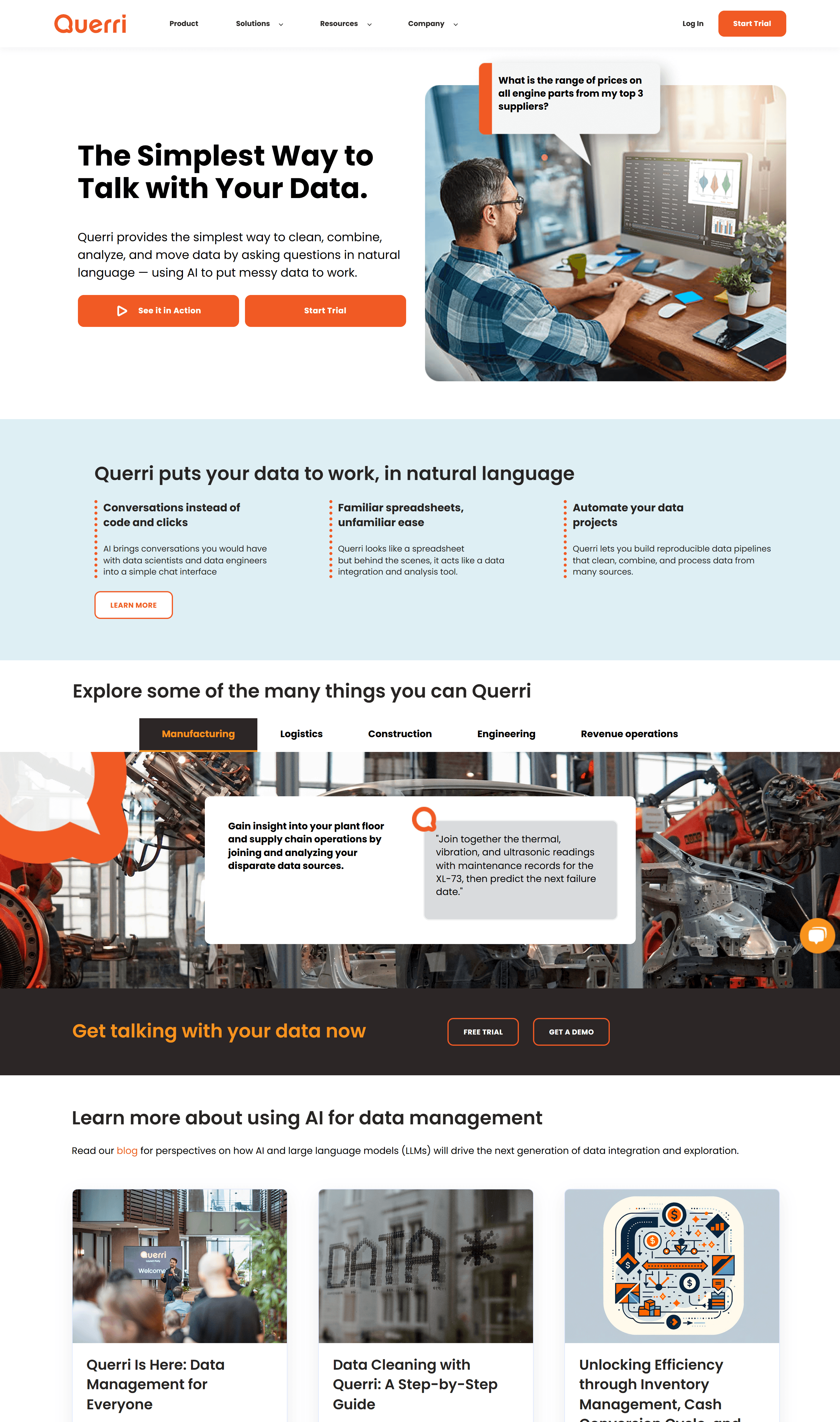 Querri project preview